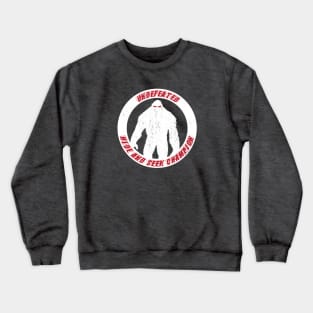 Bigfoot Social Distancing World Champion Crewneck Sweatshirt